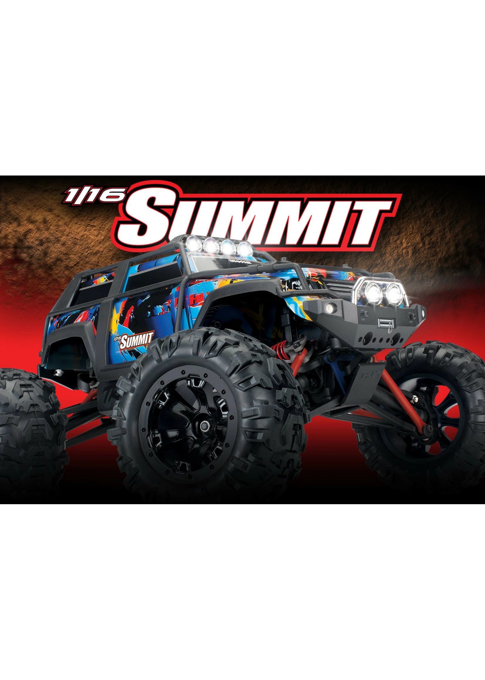 Traxxas 1/16 Summit 4WD RTR Extreme Terrain Monster Truck - Image 8