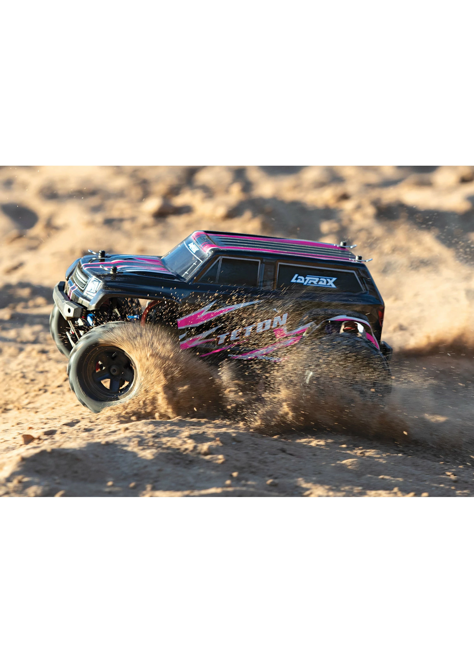 Traxxas 1/18 LaTrax Teton 4WD RTR Monster Truck - Pink - Image 8
