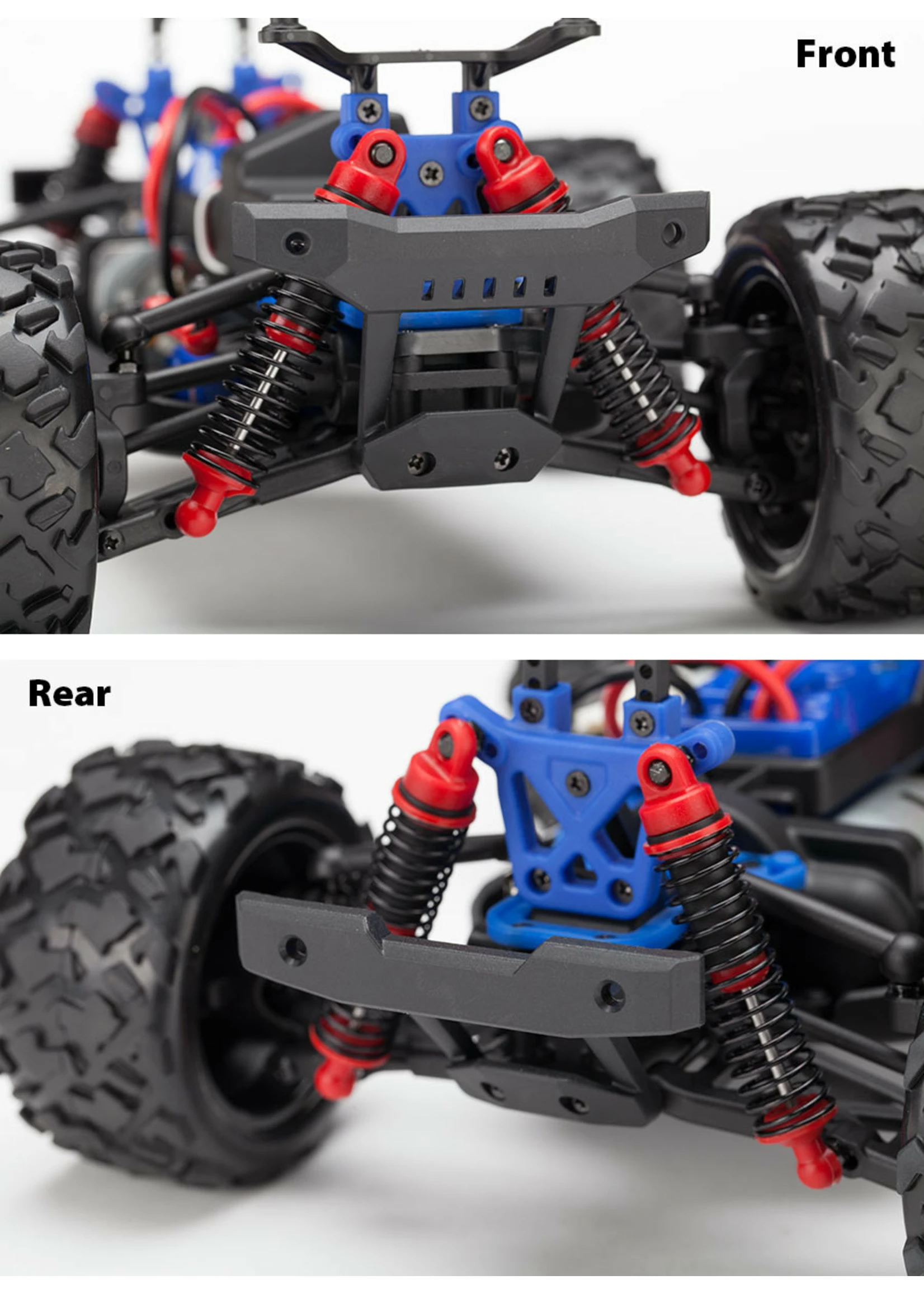 Traxxas 1/18 LaTrax Teton 4WD RTR Monster Truck - Red - Image 6