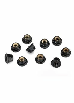 Traxxas 8347 - Flanged Nylon Locking Nuts, 4mm