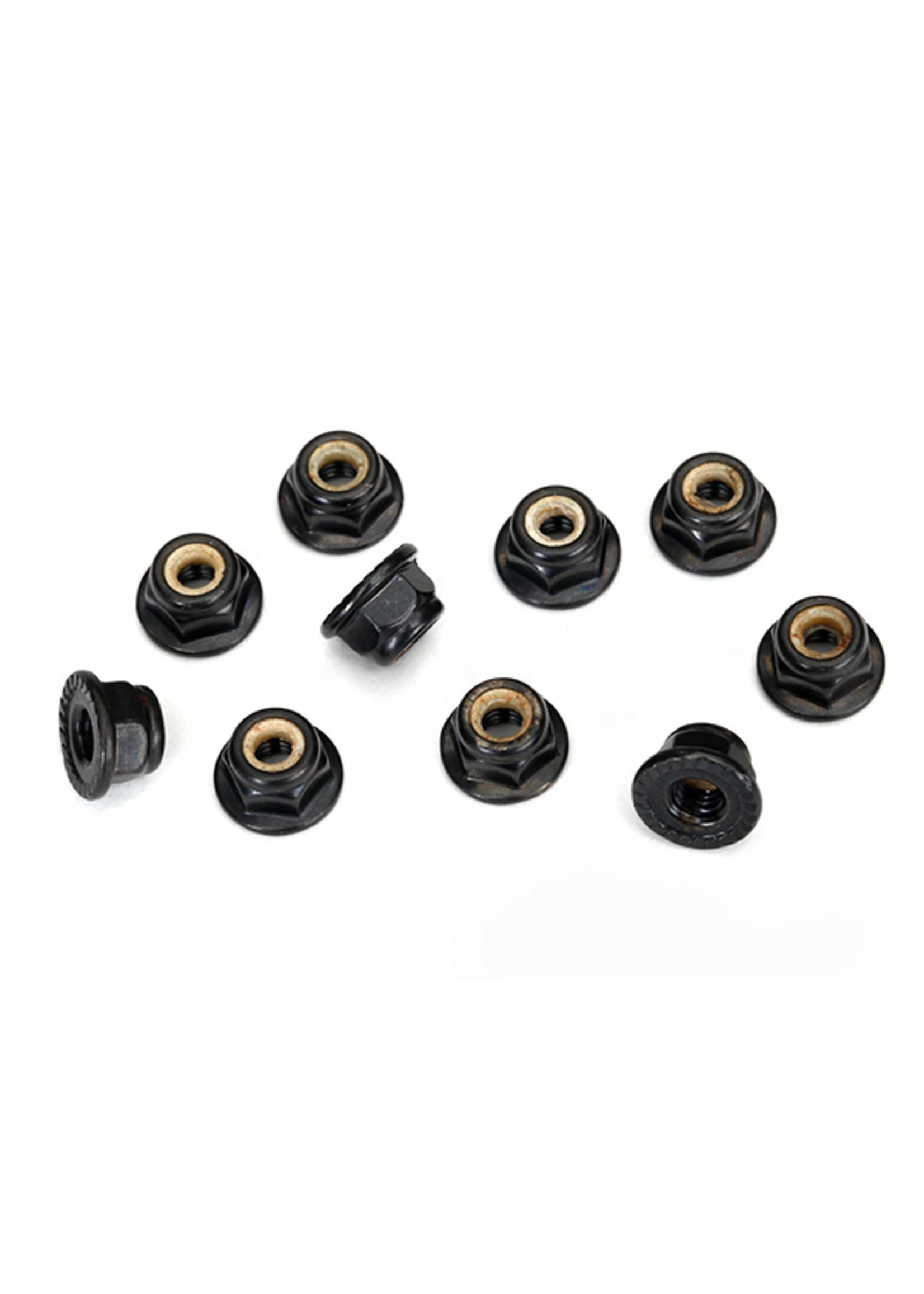 Traxxas 8347 - Flanged Nylon Locking Nuts, 4mm