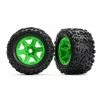 Traxxas 8672G - Green Wheels / Talon EXT Tires