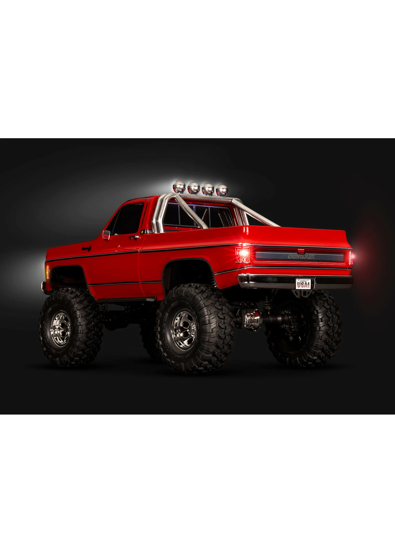 Traxxas 920564 - TRX-4 Chevrolet K10, High Trail Edition - Red - Image 8